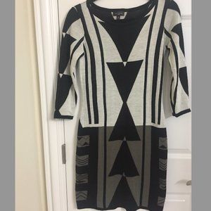 Limited Black and White Sweater Dress